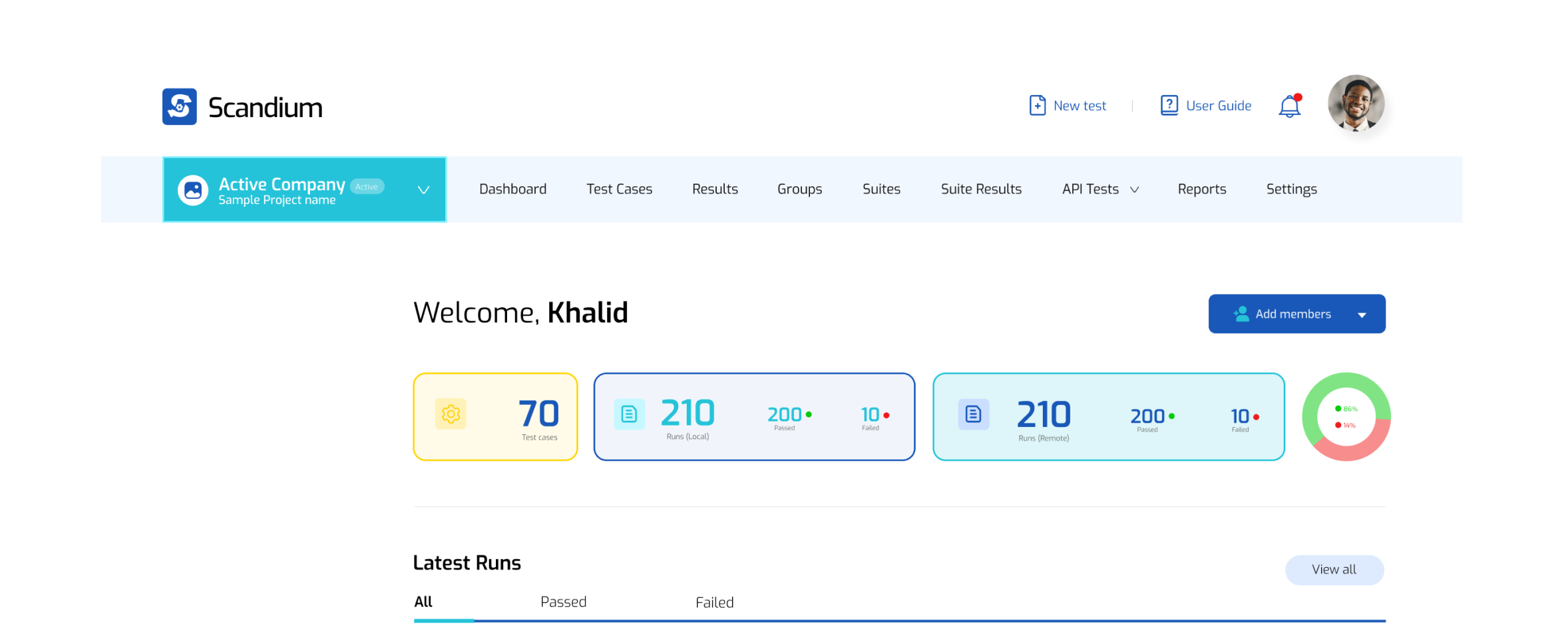 Scandium Landing Scandium 1